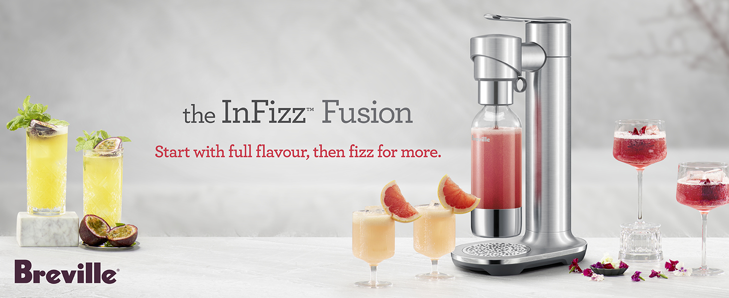 Save 20% on the Breville InFizz Fusion Sparkling Water and Beverage Carbonator