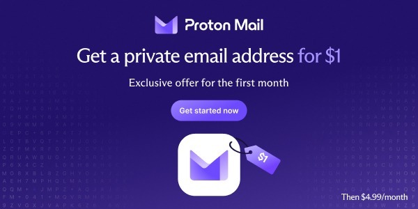 Get Premium, End-To-End Encrypted Email For $1
