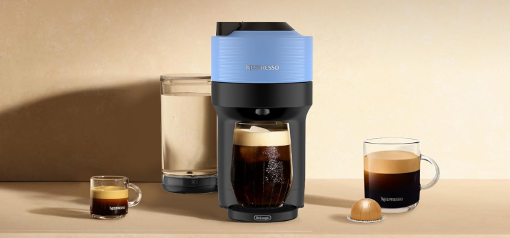 Save 31% on the Nespresso Vertuo Pop+ Coffee and Espresso Machine by De'Longhi