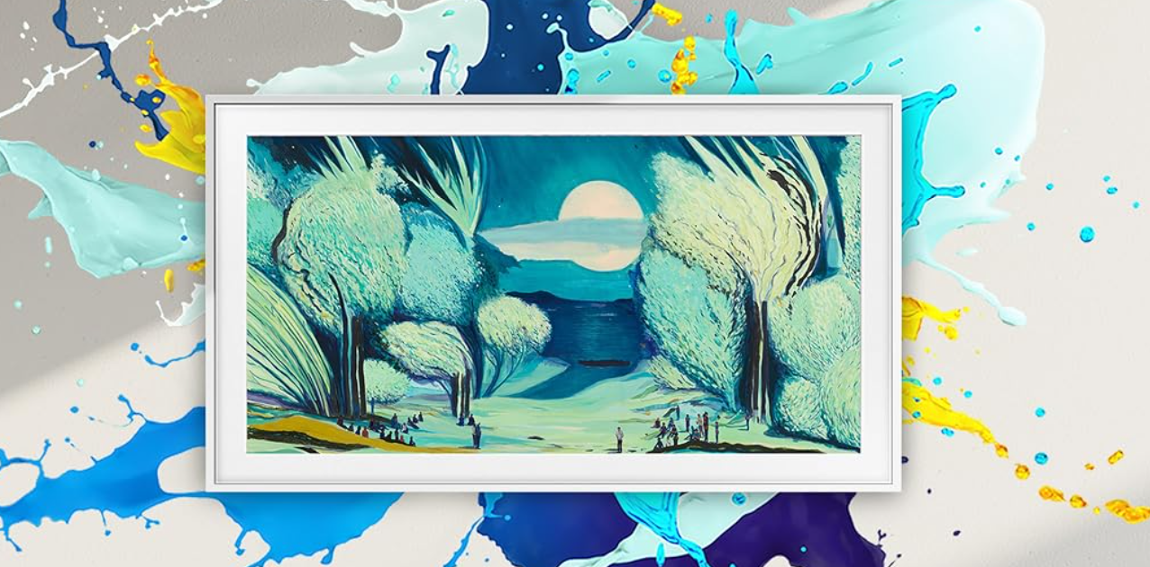 Save $200 on the Samsung 55-Inch Class The Frame LS03F 4K QLED Smart TV