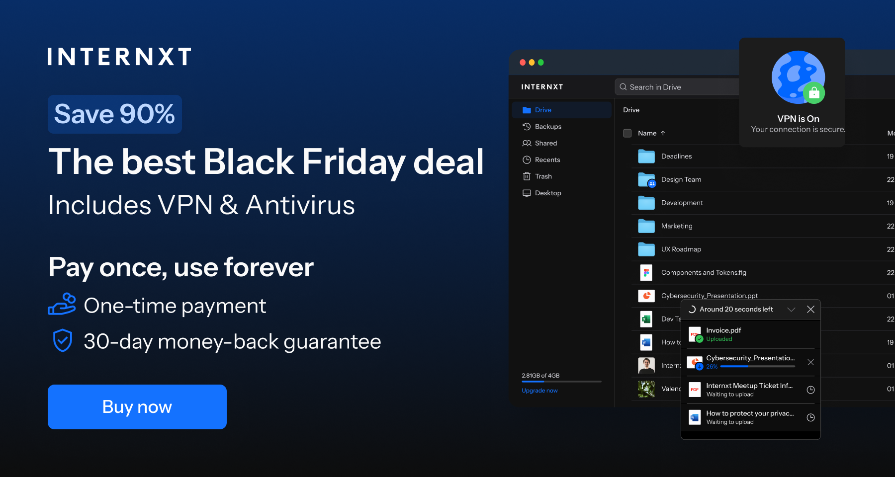 Get 90% Off Internxt Cloud Storage – Black Friday Deal