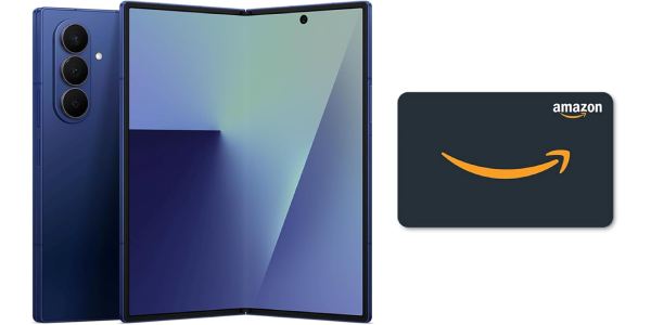 Save $200 on the Samsung Galaxy Z Fold7 Cell Phone + Gift Card