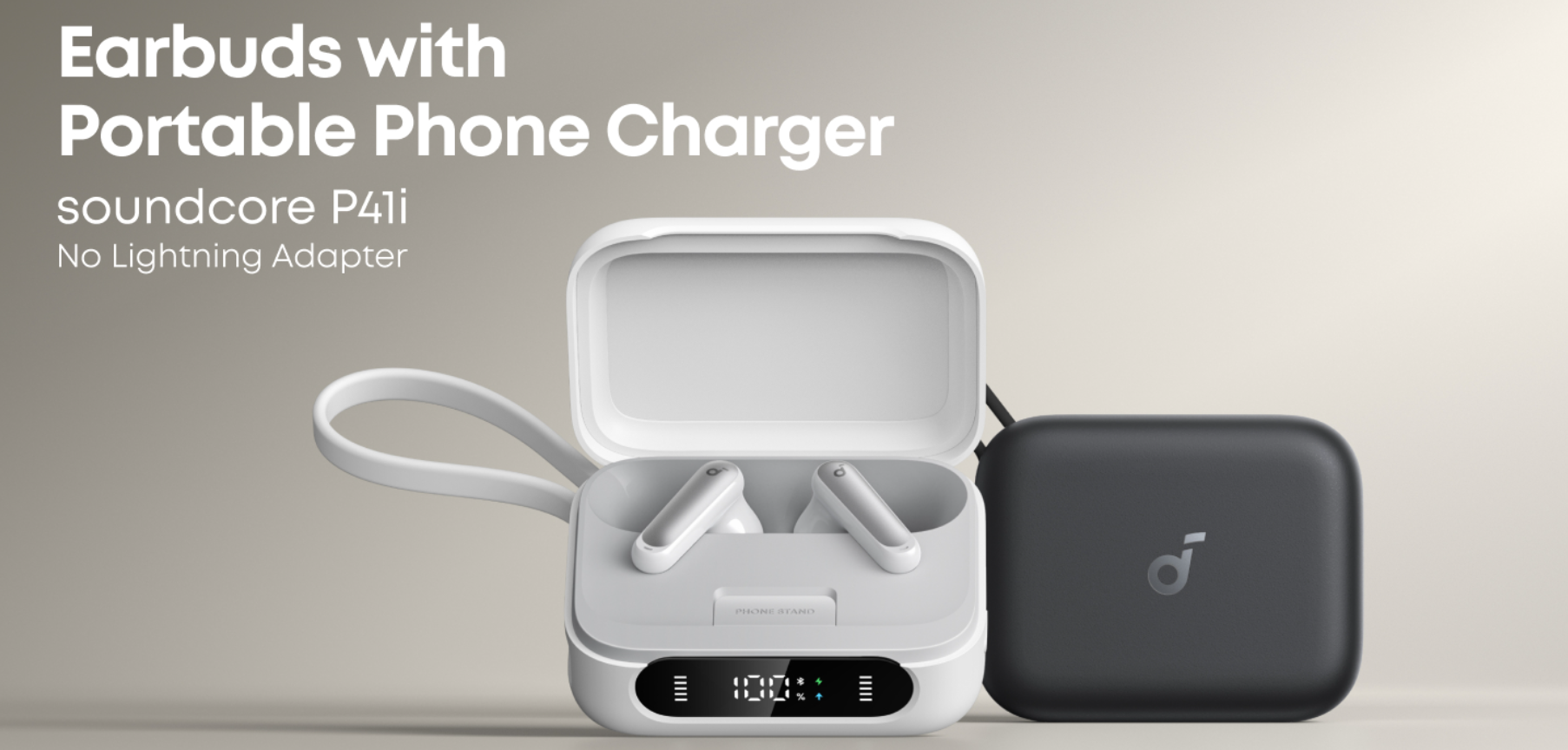 Save 38% on Soundcore P41i by Anker, Adaptive Noise Cancelling Earbuds